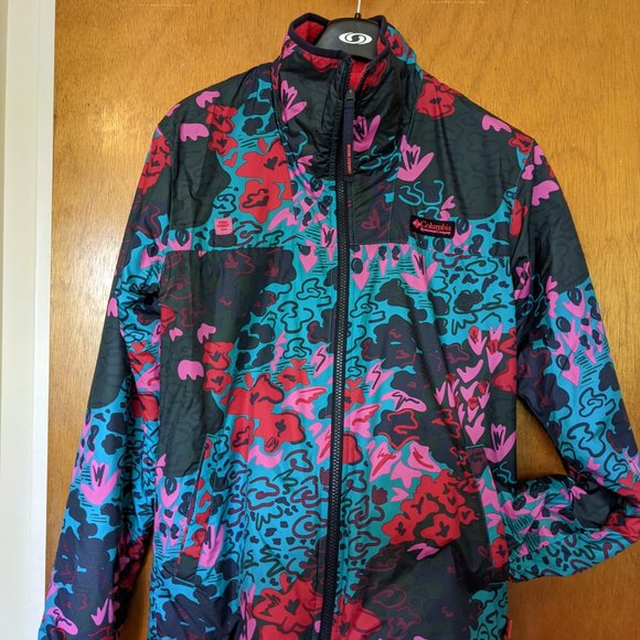 Columbia x Opening Ceremony Reversible Floral Print Fleece Jacket (Unisex)- XS - Picture 1 of 9